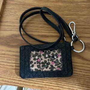 Vera Bradly Cardholder/lanyard